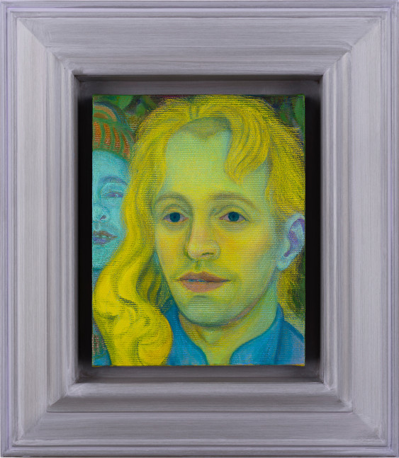 Synthist

2018

Oil and oil pastel on linen stretched over panel

Image 36 x 28.5 x 4 cm / 14 1/4 x 11 1/8 x 1 5/8 in

Frame 61.5 x 53.5 x 7 cm / 24 1/8 x 21 x 2 3/4 in

&amp;copy; Steven Shearer