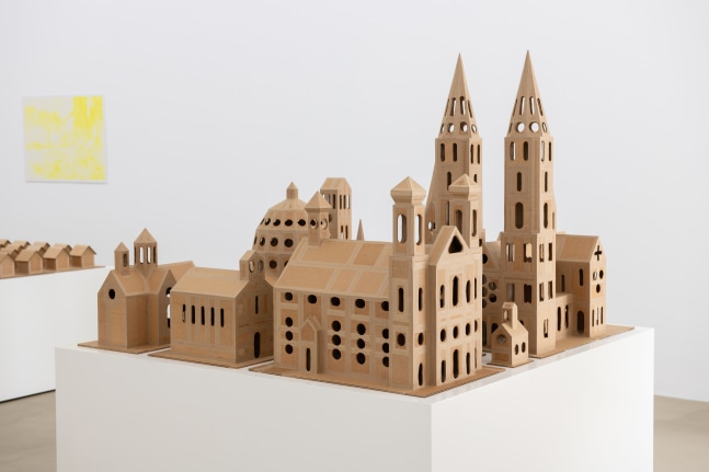 Installation view of sculptures by Jean-Frédéric Schnyder