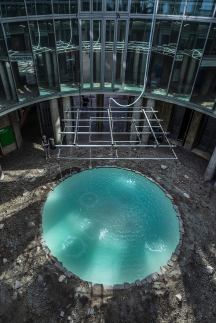 Installation view of Works by Doug Aitken