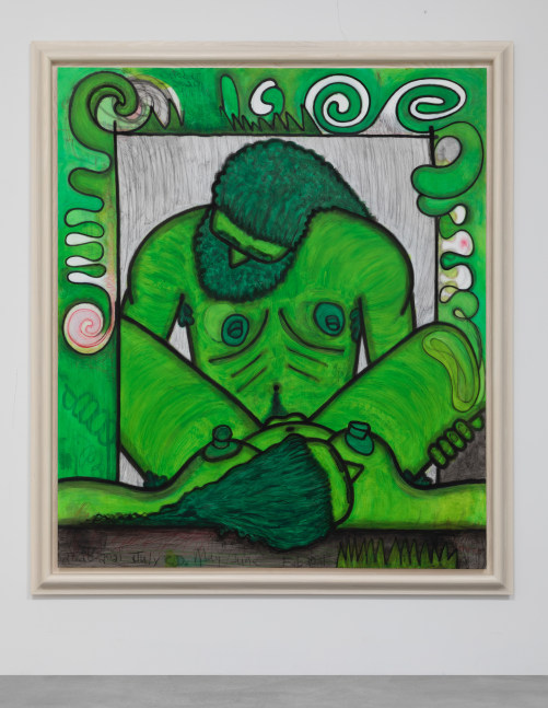 Painting by Carroll Dunham