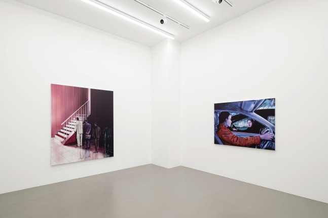 Installation view, Louisa Gagliardi, Whereabouts, Galerie Eva Presenhuber, Vienna, 2024