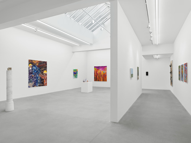 installation views of works by various artist