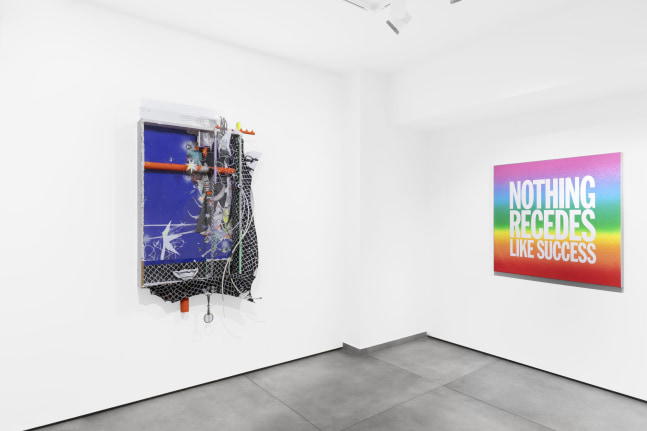 Installation view, Merci! John Giorno, Almine Rech, Paris, 2025