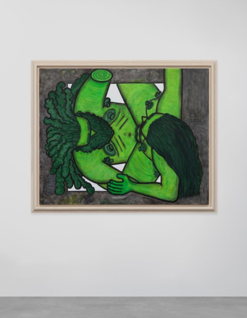 Painting by Carroll Dunham