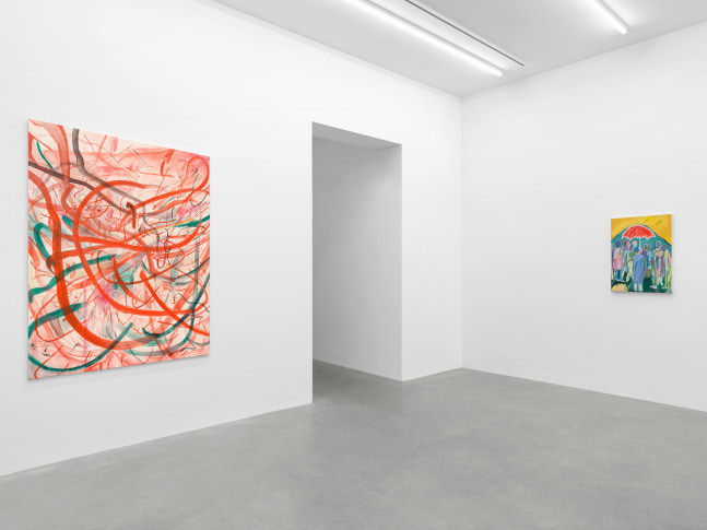 Installation view, Chemu Ng&amp;#39;ok, Echoes, Galerie Eva Presenhuber, Waldmannstrasse, Zurich, 2024