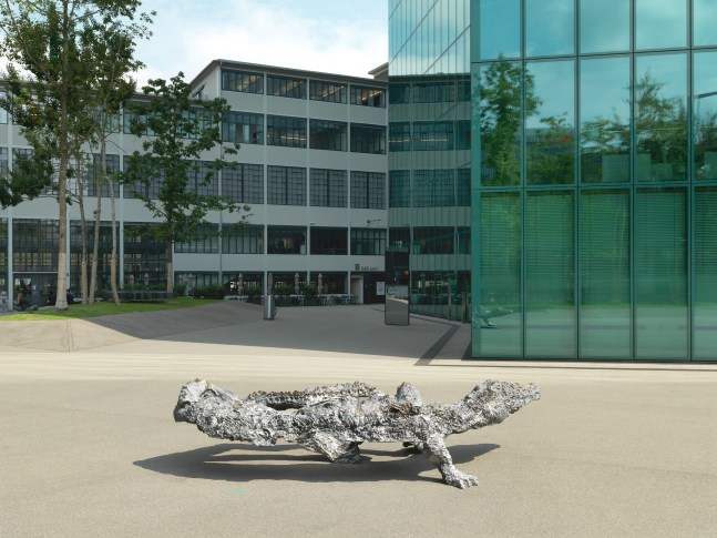 Installation view of sculpture by Jean-Marie Appriou