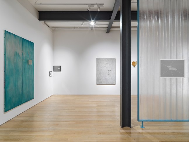 Installation view, Martin Boyce, Before Behind Between Above Below, Fruitmarket, Edinburgh, 2024