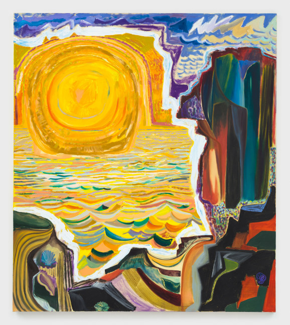 Rise and Shine
2020
Oil and acrylic on canvas
172.5 x 152.5 x 5 cm / 68 x 60 x 2 in
​&amp;copy; Shara Hughes