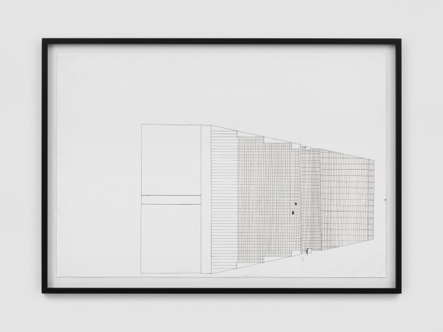 Untitled

2022/2023

Pencil, ink on paper

Sheet 75 x 109.5 cm / 29 1/2 x 43 1/8 in

Frame 58 x 119.5 x 4 cm / 22 7/8 x 47 x 1 5/8 in

&amp;copy; Matias Faldbakken
