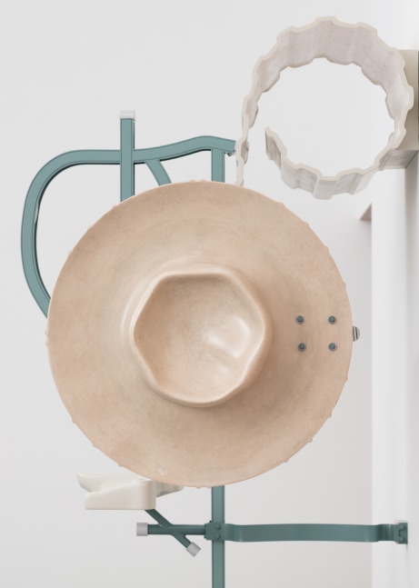 Installation view of sculptures by Magali Reus