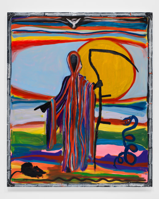 Josh Smith Nice Feeling 2019 Oil on linen 183 x 152.5 cm / 72 x 60 in