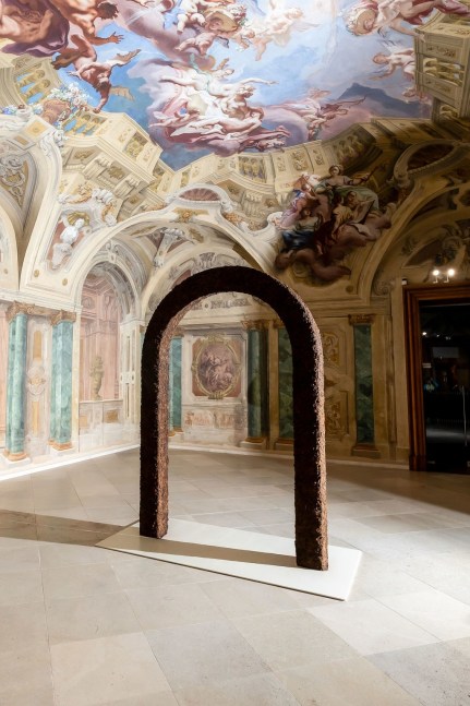 Installation view, Ugo Rondinone, arched landscape, Belvedere, Vienna, 2024