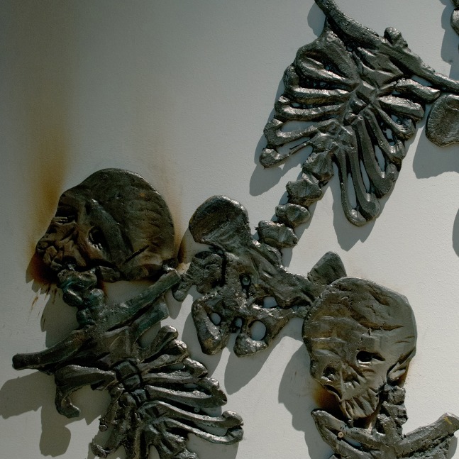 Installation view of sculptures by Jean-Marie Appriou