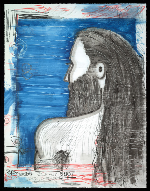 monotype by Carroll Dunham