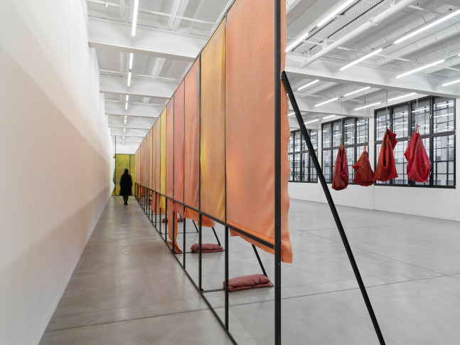 Installation view, Liesl Raff, A Corridor, a Room, and Four Dens, Galerie Eva Presenhuber, Maag Areal, Zurich, 2025