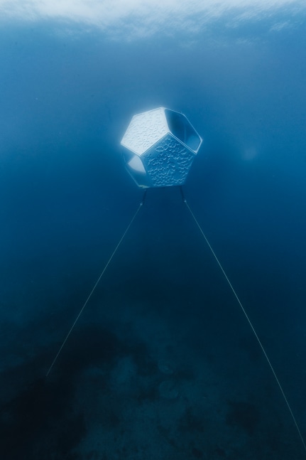 Installation view of living art installation by Doug Aitken