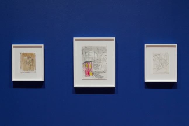 Installation view, Josh Smith, Life Drawing, The Drawing Center, New York, 2024