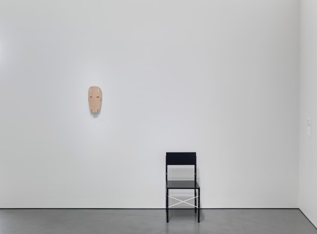 Installation view of sculptures by Martin Boyce