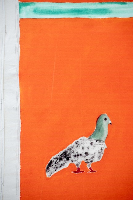 Installation view, Tschabalala Self, Loosie in the Park, Highline Billboard, New York, 2024