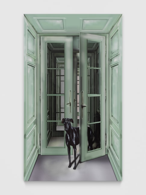 Reunion (Room 5)

2025

Gel medium, nail polish, ink on PVC

170 x 100 cm / 66 7/8 x 39 3/8 in

&amp;copy; Louisa Gagliardi