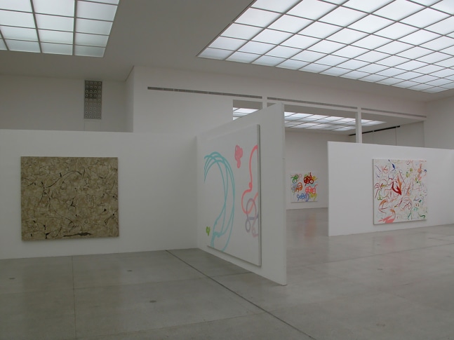 Installation view, Sue Williams, Art for the Institution and the Home, Secession, Vienna, 2002-03