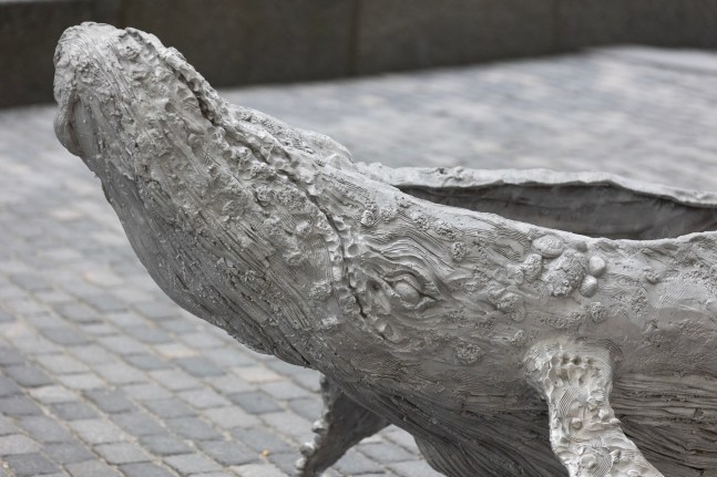 Installation view, Jean-Marie Appriou, Whale Song, Central Wharf, Boston, 2024