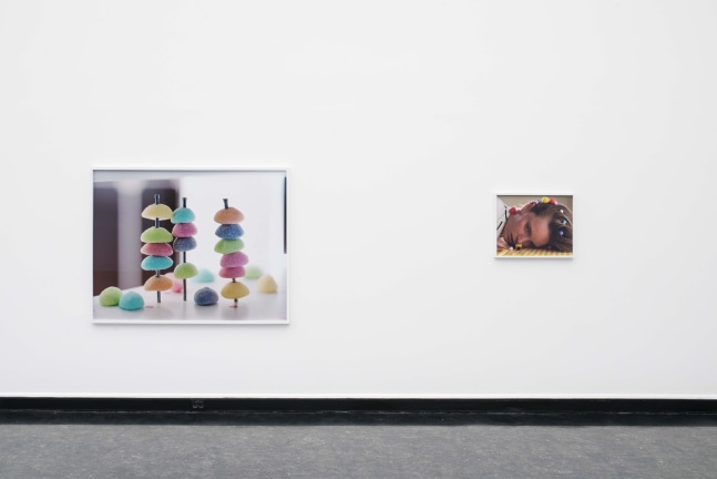 Installation view of photographs by Torbjørn Rødland