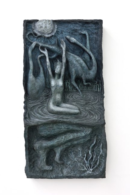 Jean-Marie Appriou Ice moon 2019 Cast bronze 114 x 60 x 14 cm / 44 7/8 x 23 5/8 x 5 1/2 in