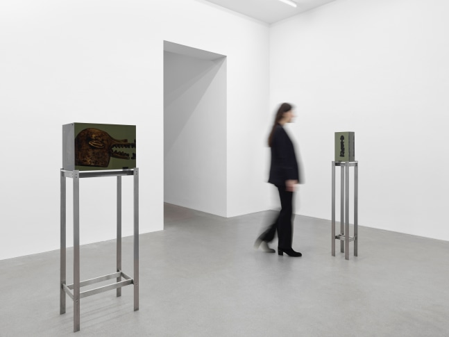 Installation view, Matthew Angelo Harrison, American Ghost, Galerie Eva Presenhuber, Waldmannstrasse, Zurich, 2024
