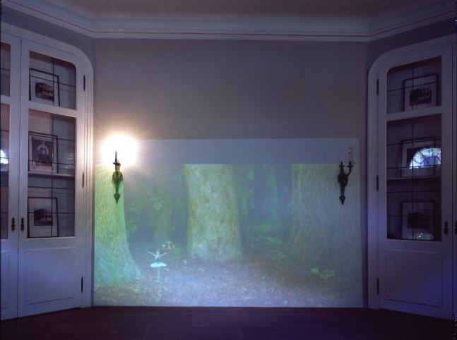 Installation view of works by Karen Kilimnik