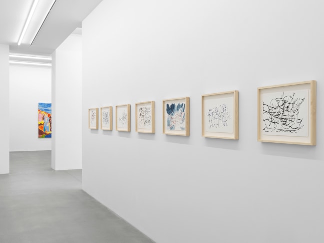 Installation view, Chemu Ng&amp;#39;ok, Echoes, Galerie Eva Presenhuber, Waldmannstrasse, Zurich, 2024