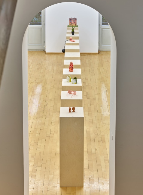 Installation view of Works by Lucas Blalock