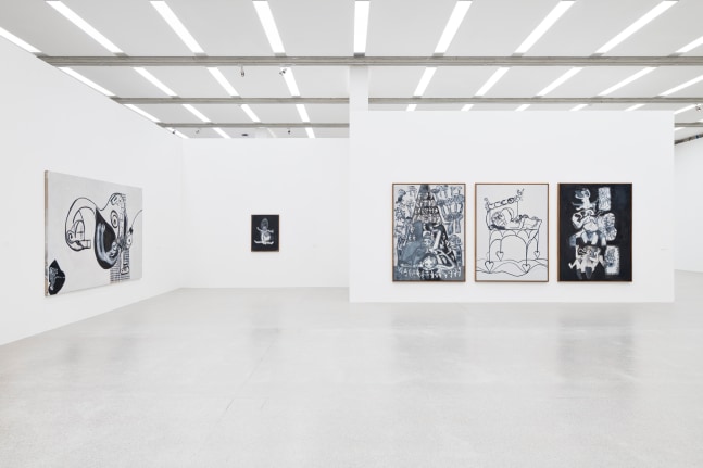 Installation view, Tobias Pils, Shh, mumok, Vienna, 2025