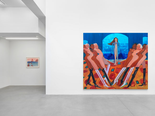 Installation view, Sofia Mitsola, Villa Venus: An Organized Dream, Galerie Eva Presenhuber, Waldmannstrasse, Zurich, 2023