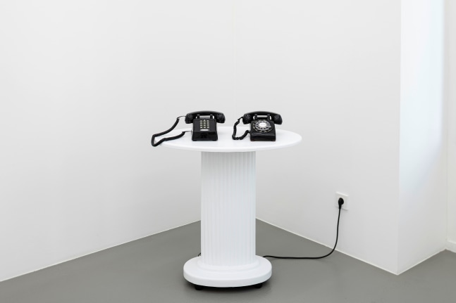 Installation view, John Giorno, God Complex, Galerie Eva Presenhuber, Vienna, 2024