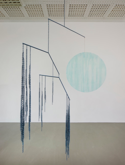 Installation view, Martin Boyce &amp;amp; Arrange Whatever Pieces Come Your Way, The Day Before Sewn into Sleep, Haubrok Foundation, Berlin, 2024&amp;nbsp;