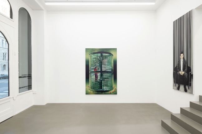 Installation view, Louisa Gagliardi, Whereabouts, Galerie Eva Presenhuber, Vienna, 2024