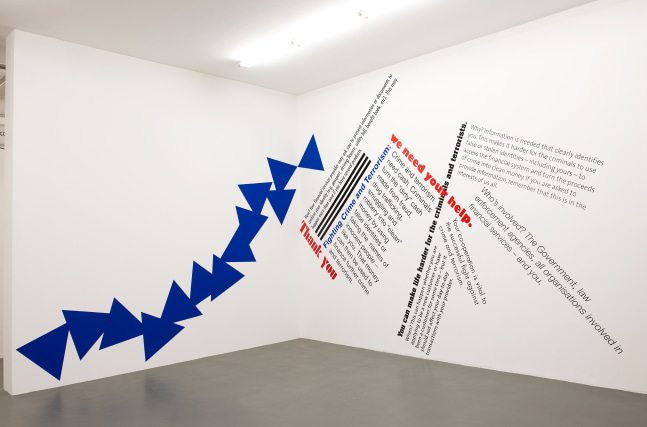 Installation view of sculptures by Angela Bulloch