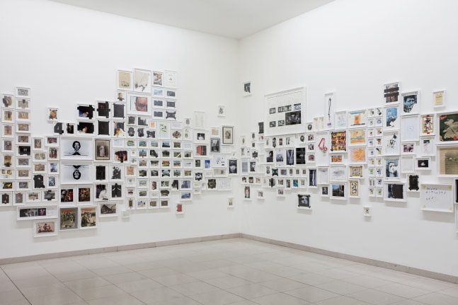 Installation view of photographs by Douglas Gordon