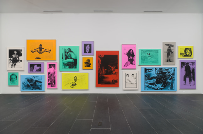 Ink and acrylic on rag paper on aluminum by Steven Shearer