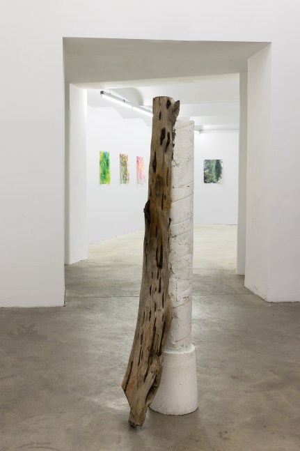 Installation view, Oscar Tuazon, Words for Water, FJK3, Vienna, 2024