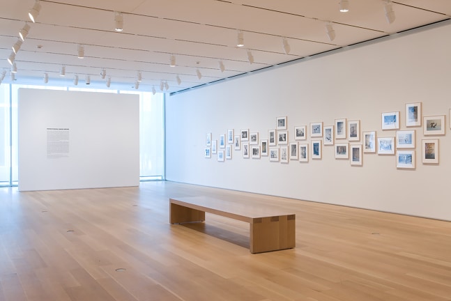 Installation views of photographs by Peter Fischli and David Weiss