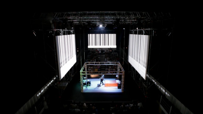 Image of performance by Doug Aitken