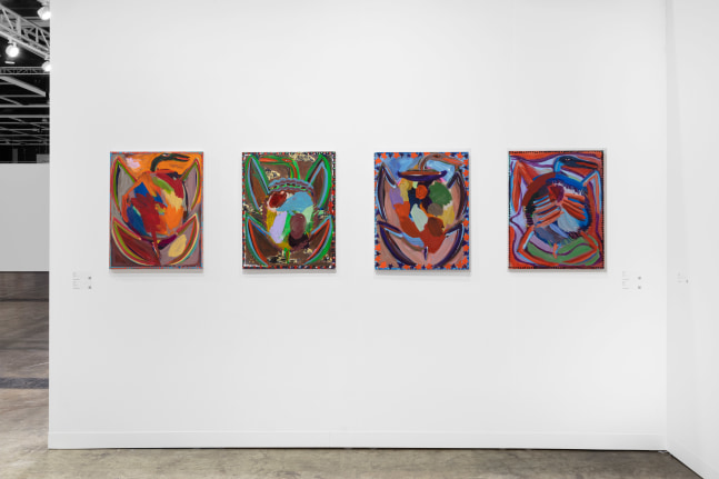 Installation view, Galerie Eva Presenhuber, Art Basel Hong Kong 2024, Hong Kong, 2024