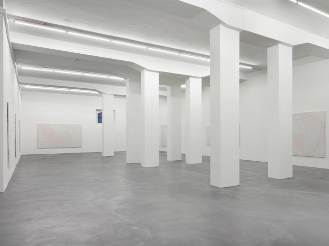 Installation view of Wyatt Kahn wall reliefs