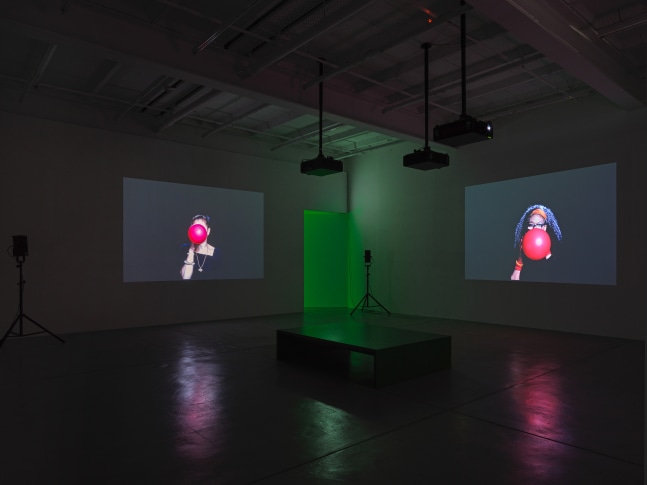 Installation view, Belinda Kazeem-Kamiński, Galerie Eva Presenhuber, Maag Areal, Zurich, 2024