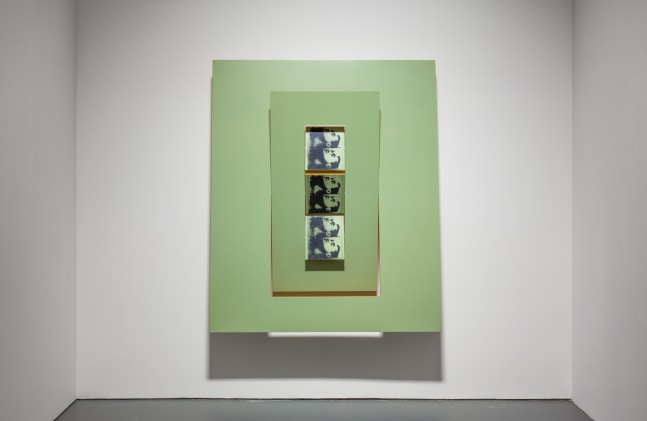 Installation view of works by John Giorno