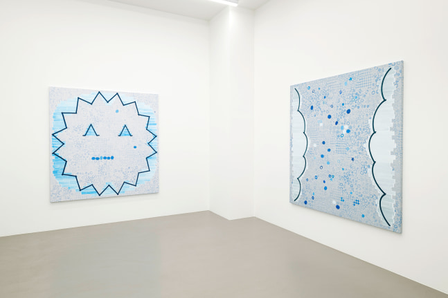 Installation view, Amy Feldman, Good Fortune, Galerie Eva Presenhuber, Vienna, 2025