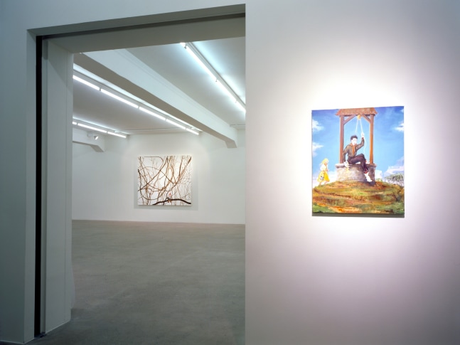 Installation view of Verne Dawson paintings exhibition