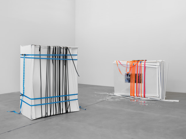 Installation view of Matias Faldbakken sculpture installation exhibition